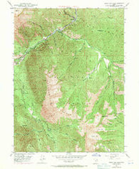 Bridal Veil Falls Utah Historical topographic map, 1:24000 scale, 7.5 X 7.5 Minute, Year 1948