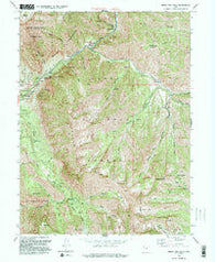Bridal Veil Falls Utah Historical topographic map, 1:24000 scale, 7.5 X 7.5 Minute, Year 1993