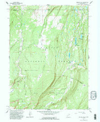 Bridger Lake Utah Historical topographic map, 1:24000 scale, 7.5 X 7.5 Minute, Year 1967