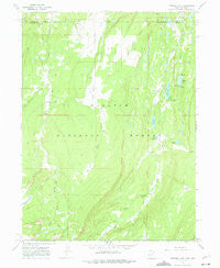 Bridger Lake Utah Historical topographic map, 1:24000 scale, 7.5 X 7.5 Minute, Year 1967