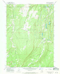 Bridger Lake Utah Historical topographic map, 1:24000 scale, 7.5 X 7.5 Minute, Year 1967