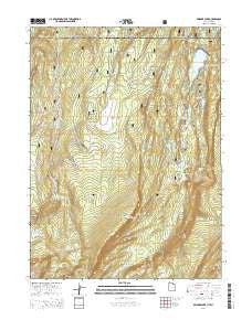 Bridger Lake Utah Current topographic map, 1:24000 scale, 7.5 X 7.5 Minute, Year 2014