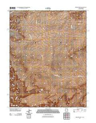Bridger Point Utah Historical topographic map, 1:24000 scale, 7.5 X 7.5 Minute, Year 2011