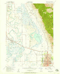 Brigham City Utah Historical topographic map, 1:24000 scale, 7.5 X 7.5 Minute, Year 1955