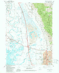 Brigham City Utah Historical topographic map, 1:24000 scale, 7.5 X 7.5 Minute, Year 1988