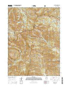 Brighton Utah Current topographic map, 1:24000 scale, 7.5 X 7.5 Minute, Year 2014