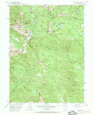 Brighton Utah Historical topographic map, 1:24000 scale, 7.5 X 7.5 Minute, Year 1955
