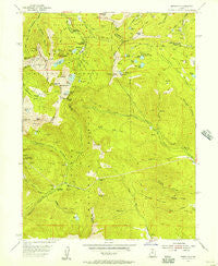 Brighton Utah Historical topographic map, 1:24000 scale, 7.5 X 7.5 Minute, Year 1955