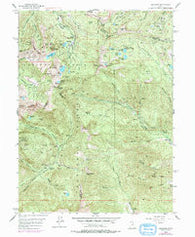 Brighton Utah Historical topographic map, 1:24000 scale, 7.5 X 7.5 Minute, Year 1955