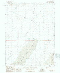 Brown Knoll Utah Historical topographic map, 1:24000 scale, 7.5 X 7.5 Minute, Year 1989