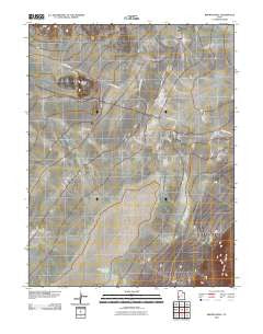 Brown Knoll Utah Historical topographic map, 1:24000 scale, 7.5 X 7.5 Minute, Year 2010