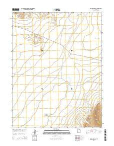 Brown Knoll Utah Current topographic map, 1:24000 scale, 7.5 X 7.5 Minute, Year 2014