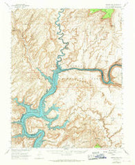 Browns Rim Utah Historical topographic map, 1:62500 scale, 15 X 15 Minute, Year 1952