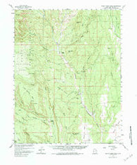 Brushy Basin Wash Utah Historical topographic map, 1:62500 scale, 15 X 15 Minute, Year 1957