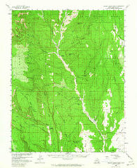 Brushy Basin Wash Utah Historical topographic map, 1:62500 scale, 15 X 15 Minute, Year 1957
