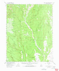 Brushy Basin Wash Utah Historical topographic map, 1:62500 scale, 15 X 15 Minute, Year 1957