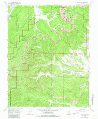 Bryce Point Utah Historical topographic map, 1:24000 scale, 7.5 X 7.5 Minute, Year 1966