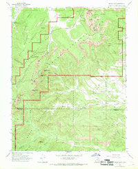 Bryce Point Utah Historical topographic map, 1:24000 scale, 7.5 X 7.5 Minute, Year 1966