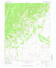 Bryson Canyon Utah Historical topographic map, 1:24000 scale, 7.5 X 7.5 Minute, Year 1970