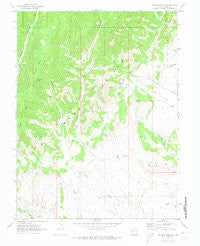 Bryson Canyon Utah Historical topographic map, 1:24000 scale, 7.5 X 7.5 Minute, Year 1970