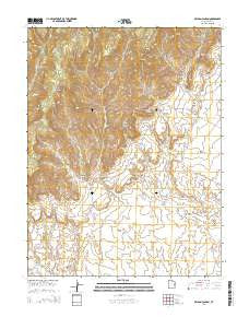 Bryson Canyon Utah Current topographic map, 1:24000 scale, 7.5 X 7.5 Minute, Year 2014