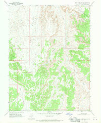 Buck Camp Canyon Utah Historical topographic map, 1:24000 scale, 7.5 X 7.5 Minute, Year 1968