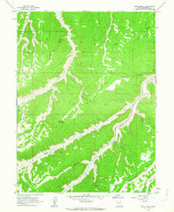 Buck Knoll Utah Historical topographic map, 1:24000 scale, 7.5 X 7.5 Minute, Year 1962