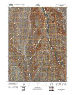 Buck Camp Canyon Utah Historical topographic map, 1:24000 scale, 7.5 X 7.5 Minute, Year 2011