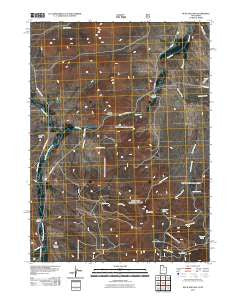 Buck Hollow Utah Historical topographic map, 1:24000 scale, 7.5 X 7.5 Minute, Year 2011
