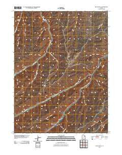 Buck Knoll Utah Historical topographic map, 1:24000 scale, 7.5 X 7.5 Minute, Year 2011