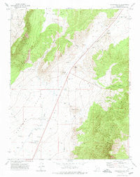 Buckhorn Flat Utah Historical topographic map, 1:24000 scale, 7.5 X 7.5 Minute, Year 1971
