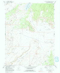 Buckhorn Reservoir Utah Historical topographic map, 1:24000 scale, 7.5 X 7.5 Minute, Year 1969