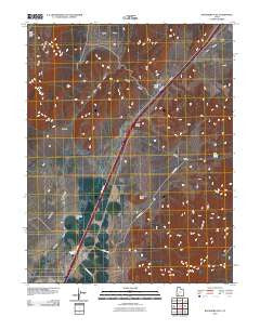 Buckhorn Flat Utah Historical topographic map, 1:24000 scale, 7.5 X 7.5 Minute, Year 2010