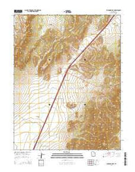 Buckhorn Flat Utah Current topographic map, 1:24000 scale, 7.5 X 7.5 Minute, Year 2014