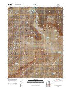 Buckhorn Reservoir Utah Historical topographic map, 1:24000 scale, 7.5 X 7.5 Minute, Year 2011