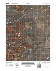 Buckhorn Spring Utah Historical topographic map, 1:24000 scale, 7.5 X 7.5 Minute, Year 2010