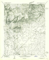 Buckskin Gulch NE Utah Historical topographic map, 1:24000 scale, 7.5 X 7.5 Minute, Year 1954