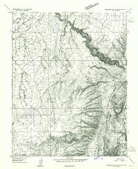 Buckskin Gulch SE Utah Historical topographic map, 1:24000 scale, 7.5 X 7.5 Minute, Year 1954