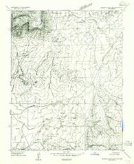 Buckskin Gulch SW Utah Historical topographic map, 1:24000 scale, 7.5 X 7.5 Minute, Year 1954