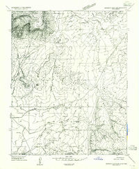 Buckskin Gulch SW Utah Historical topographic map, 1:24000 scale, 7.5 X 7.5 Minute, Year 1954