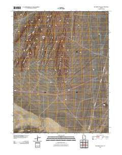 Buckskin Hills Utah Historical topographic map, 1:24000 scale, 7.5 X 7.5 Minute, Year 2010