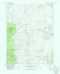 Bull Mountain Utah Historical topographic map, 1:62500 scale, 15 X 15 Minute, Year 1952