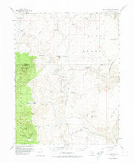 Bull Mountain Utah Historical topographic map, 1:62500 scale, 15 X 15 Minute, Year 1952