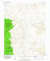 Bull Mountain Utah Historical topographic map, 1:62500 scale, 15 X 15 Minute, Year 1952