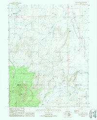 Bull Mountain Utah Historical topographic map, 1:24000 scale, 7.5 X 7.5 Minute, Year 1988