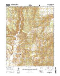 Bull Rush Peak Utah Current topographic map, 1:24000 scale, 7.5 X 7.5 Minute, Year 2014