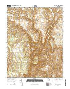 Bull Valley Gorge Utah Current topographic map, 1:24000 scale, 7.5 X 7.5 Minute, Year 2014
