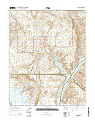 Bullfrog Utah Current topographic map, 1:24000 scale, 7.5 X 7.5 Minute, Year 2014