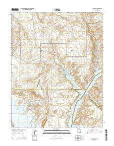 Bullfrog Utah Current topographic map, 1:24000 scale, 7.5 X 7.5 Minute, Year 2014