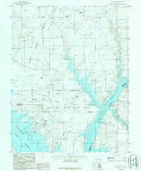 Bullfrog Utah Historical topographic map, 1:24000 scale, 7.5 X 7.5 Minute, Year 1987